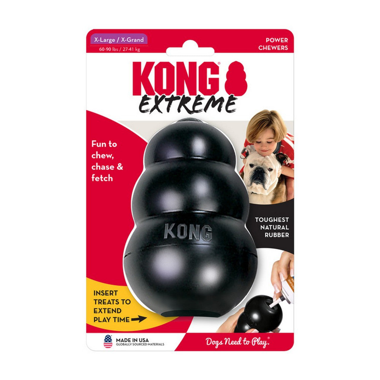 Kong rubber ball extreme hotsell