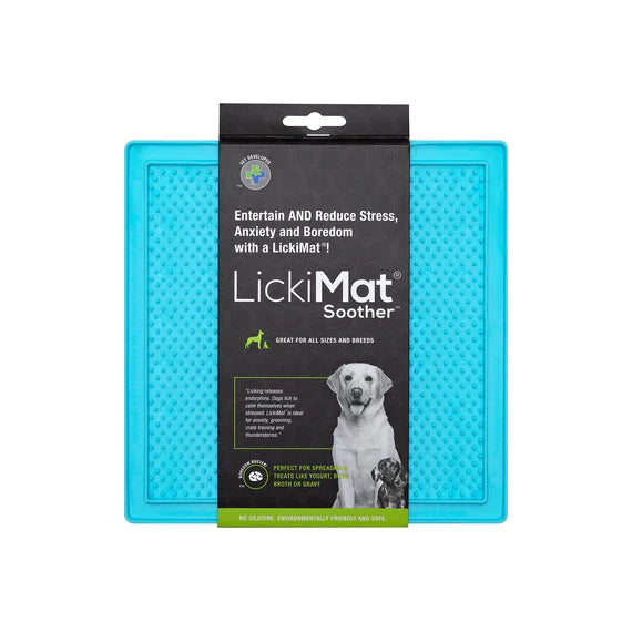 LickiMat Soother Classic 20cm Turquoise - Dog Training College 