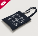 DTC 'Dog Illustration and Emblem' Woven Tote Bag - Dog Training College 