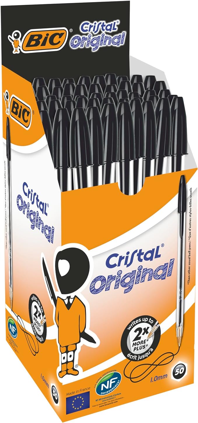 BIC Cristal Original Smudge Free Ballpoint Pens - Dog Training College 