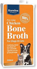 Karnlea Chicken Bone Broth for Dogs and Cats 500ml - Dog Training College 