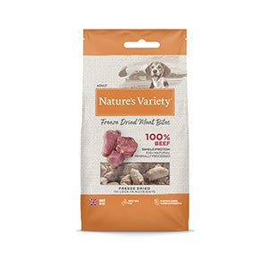 Natures Variety Freeze Dried Meat Bites 20g - Dog Training College 