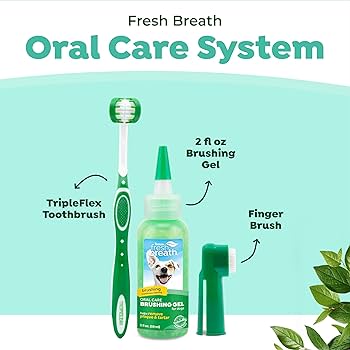 Tropiclean Fresh Breath Oral Care Kit - Dog Training College 