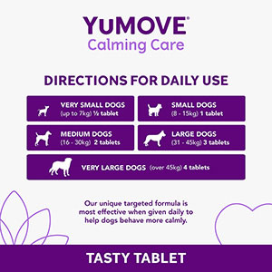 YuMove Calming Care for Adult Dogs - 120 Tablets - Dog Training College 