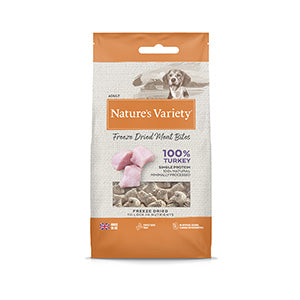 Natures Variety Freeze Dried Meat Bites 20g - Dog Training College 