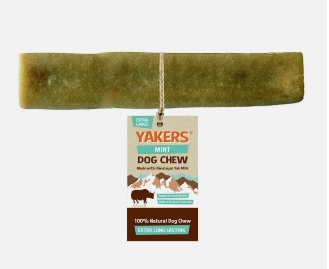 Yakers Mint Dog Chew - Extra Large - Dog Training College 