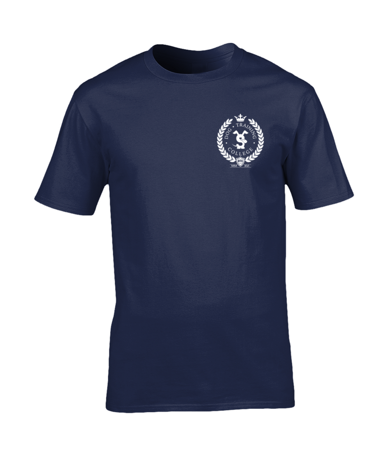 DTC Emblem Unisex T Shirt Various Colours Dog Training College